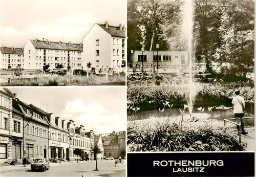 AK / Ansichtskarte 73911449 Rothenburg__Oberlausitz Neubauten Karl Marx Platz Im Naturschutzpark