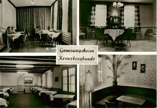 AK / Ansichtskarte 73911450 Jauernick-Buschbach_Goerlitz Genesungsheim Kreuzbaude Kulturraum Clubraum Speiseraum Sitzecke