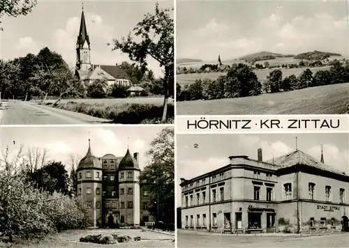 AK / Ansichtskarte  Hoernitz_Zittau FDGB Erholungsheim Paul Gruner Landwarenhaus und Konsum Gaststaette Stadt Zittau