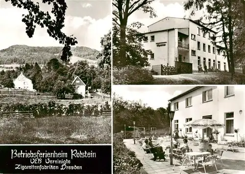 AK / Ansichtskarte  Sohland_Rotstein Panorama Betriebsferienheim Rotstein Terrasse