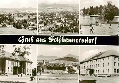 AK / Ansichtskarte 73911461 Seifhennersdorf Teilansichten Waldbad Silberteich Filmtheater Burgsberg ORWO Heim Hotel Kretscham