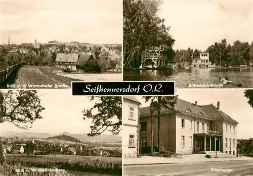 AK / Ansichtskarte 73911462 Seifhennersdorf Warnsdorfer Strasse Silberteich Baude Windmuehlenberg Filmtheater