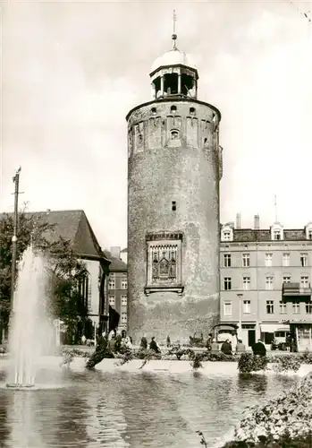 AK / Ansichtskarte 73911469 Goerlitz__Sachsen Marienplatz und Dicker Turm