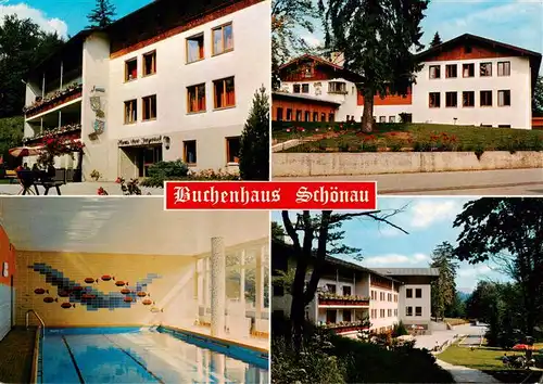 AK / Ansichtskarte  Schoenau_Koenigssee Buchenhaus Schoenau Freizeit und Erholungszentrum Hallenbad Park