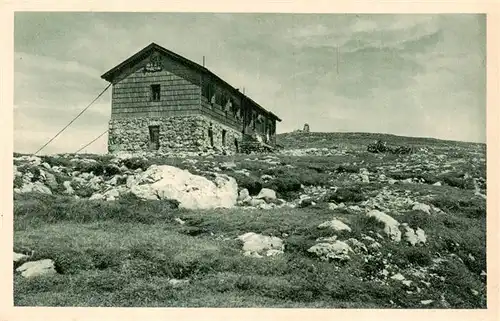 AK / Ansichtskarte  Fischerhuette_Schneeberg mit Kaiserstein