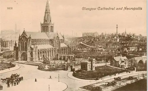 AK / Ansichtskarte  Glasgow__Scotland_UK Glasgow Cathedral and Necropolis