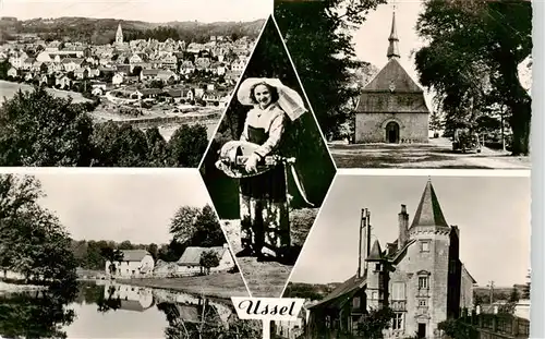 AK / Ansichtskarte  Ussel__19_Correze Vue generale ND de la Chabanne Joeuse de Ville Moulin de la Lastouillas Maison des Ventadour