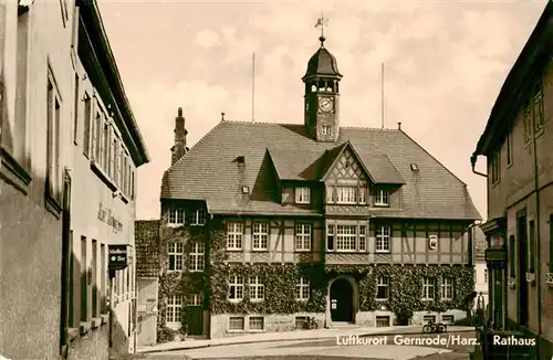 AK / Ansichtskarte 73911538 Gernrode_Harz Rathaus