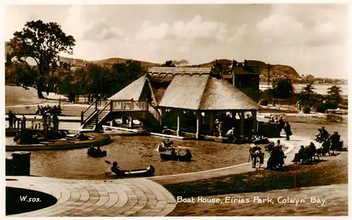 AK / Ansichtskarte  Colwyn_Bay_Wales_UK Boat House Eirias Park