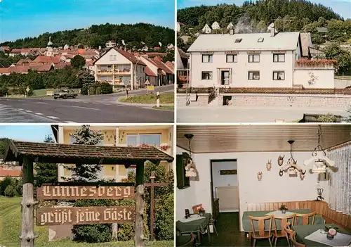 AK / Ansichtskarte  Taennesberg Fremdenpension Am St Jodok Ritt Panorama Gaststube Schild