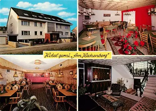 AK / Ansichtskarte  Hechtsheim_Mainz Hotel garni Am Hechenberg Gastraeume