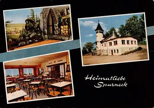 AK / Ansichtskarte  Sparneck_Fichtelgebirge Gasthof Heimatliebe Gastraum