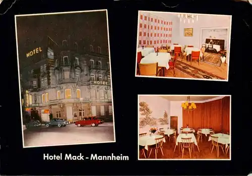 AK / Ansichtskarte  Mannheim Hotel Mack Gastraeume