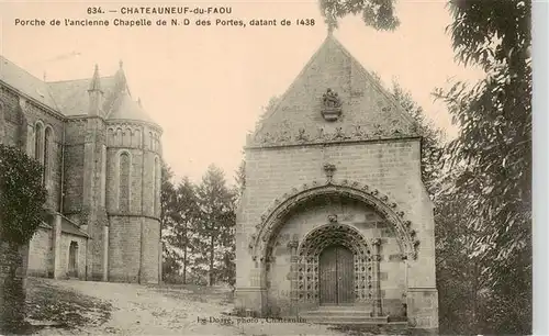 AK / Ansichtskarte  Chateauneuf-du-Faou Porche de lancienne Chapelle de ND des Portes datant de 1438