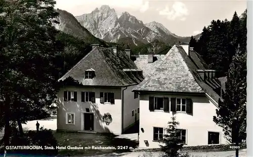 AK / Ansichtskarte  Gstatterboden_AT Hotel Gesaeuse mit Reichenstein
