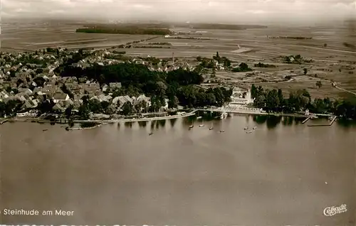 AK / Ansichtskarte  Steinhude_Meer_Wunstorf Fliegeraufnahme mit Strandhotel