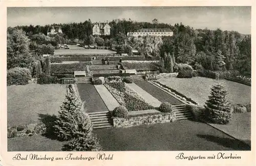 AK / Ansichtskarte  Bad_Meinberg Berggarten mit Kurheim Fliegeraufnahme