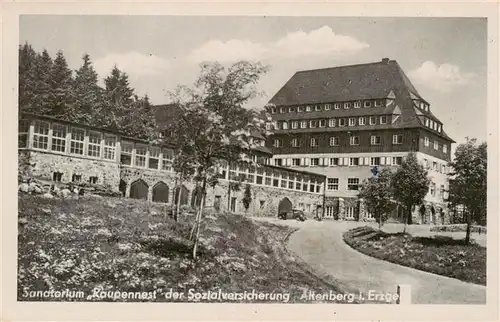 AK / Ansichtskarte 73911686 Altenberg__Osterzgebirge Sanatorium Raupennest der Sozialversicherung