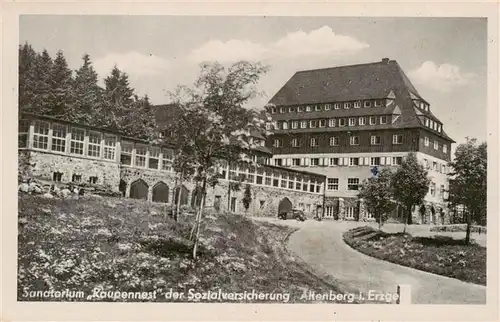 AK / Ansichtskarte  Altenberg__Osterzgebirge Sanatorium Raupennest der Sozialversicherung