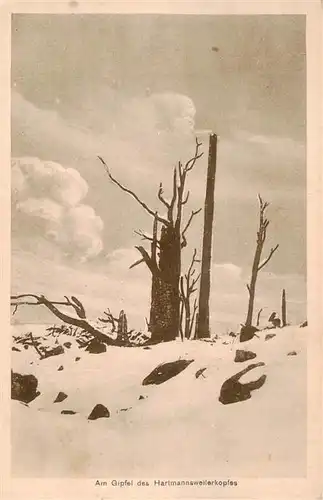 AK / Ansichtskarte  Hartmannsweilerkopf Am Gipfel