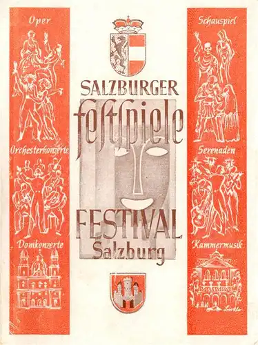 AK / Ansichtskarte  Salzburg__AT Salzburgr Festspiele 1947 Plakat