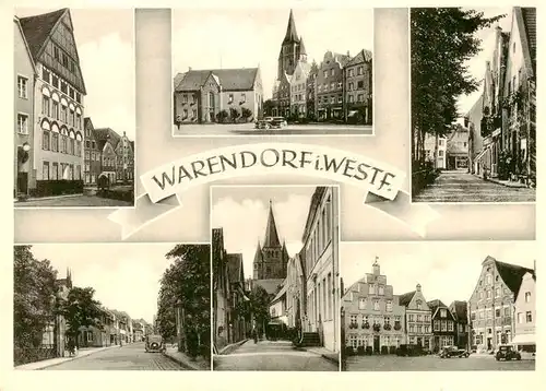 AK / Ansichtskarte 73911728 Warendorf Ortspartien Marktplatz Rathaus