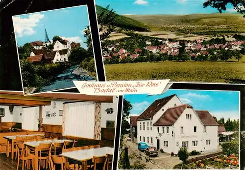 AK / Ansichtskarte 73911750 Boxtal Gasthaus und Pension Zur Rose Gastraum Panorama