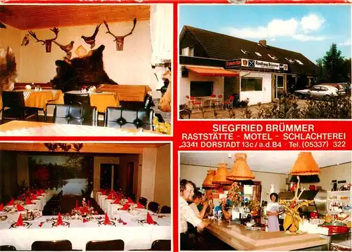 AK / Ansichtskarte  Dorstadt Siegfried Bruemmer Raststaette Motel Schlachterei Bar