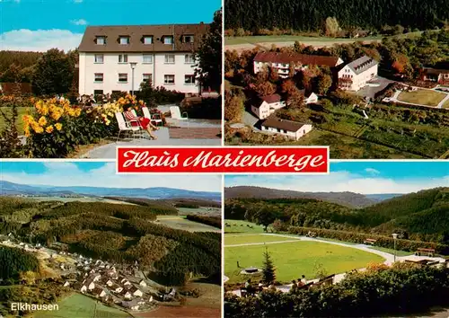 AK / Ansichtskarte 73911806 Elkhausen Haus Marienberge Erholungsheim Fliegeraufnahmen