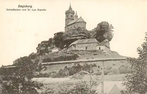 AK / Ansichtskarte  Dagsburg_Dabo_57 Schlossfelsen und St Leo Kapelle