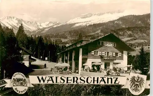 AK / Ansichtskarte 73911846 Kleinwalsertal_Vorarlberg_AT Grenzgasthof Walserschanz