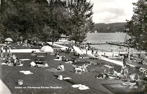 AK / Ansichtskarte  Velden__Woerthersee_AT Strandbad