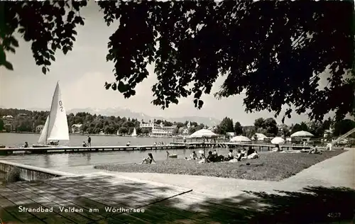 AK / Ansichtskarte  Velden__Woerthersee_AT Strandbad