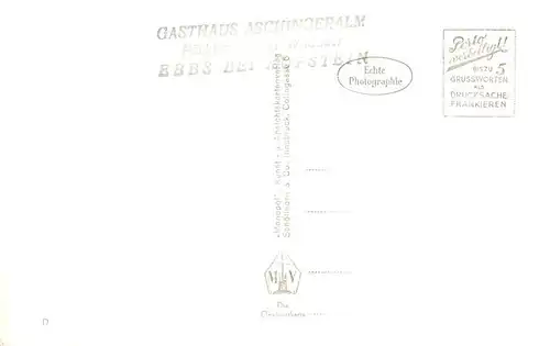 AK / Ansichtskarte  Ebbs_Tirol_AT Blick vom Gasthof Aschingeralm auf Walchsee