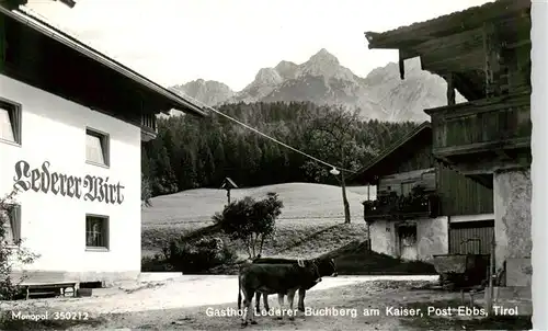 AK / Ansichtskarte  Buchberg_Tirol Gasthof Lederer Wirt am Kaiser