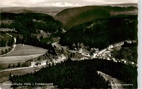 AK / Ansichtskarte  Hoelle_Bad_Steben_Hoellental Fliegeraufnahme