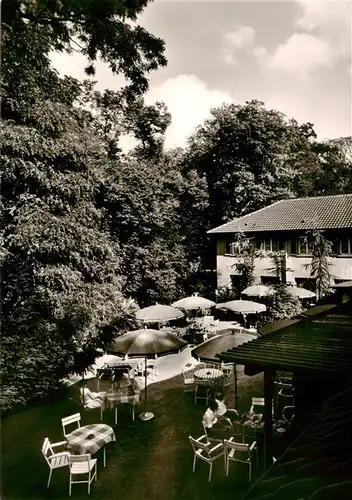 AK / Ansichtskarte  oehringen__Hohenlohe Waldhotel Friedrichsruhe Sommerterrasse