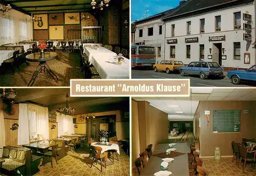 AK / Ansichtskarte  Arnoldsweiler Restaurant Arnoldus Klause Gastraeume Kegelbahn