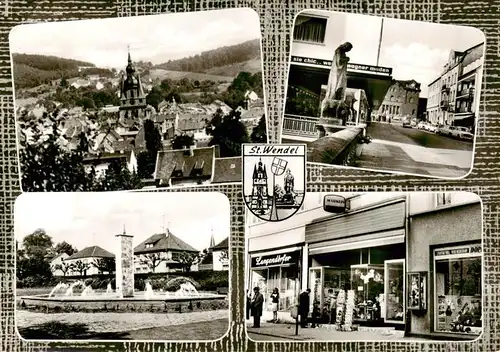 AK / Ansichtskarte 73911928 St_Wendel_Saar Panorama Ortspartien Brunnen