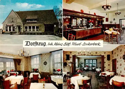 AK / Ansichtskarte 73911947 Marl__Westfalen OT Lenkerbeck Dorfkrug Gastraeume Theke