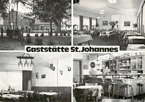 AK / Ansichtskarte 73911948 Oer-Erkenschwick Gaststaette St Johannes Gastraeume Bar