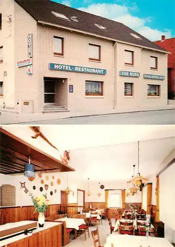 AK / Ansichtskarte  Altenwalde Hotel Restaurant Zur Burg Gastraum