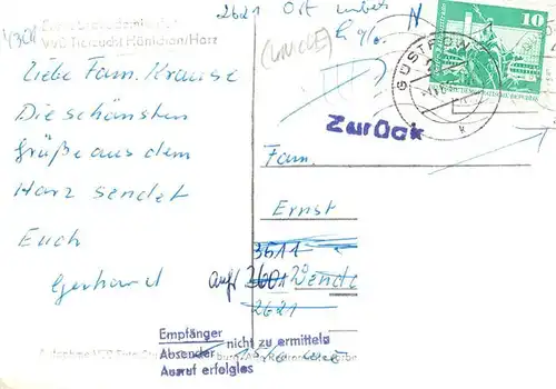 AK / Ansichtskarte 73911965 Harz_Region Betriebsakademie der VVB Tierzucht Haehnchen