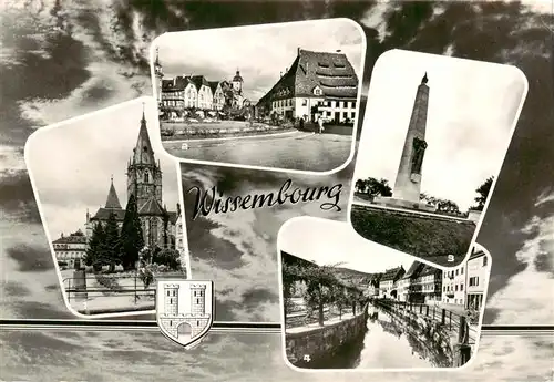 AK / Ansichtskarte  Wissembourg_Weissenburg_Alsace Eglise Saints Pierre et Paul La Maison du Sel Le Geisberg Quai Anselmann