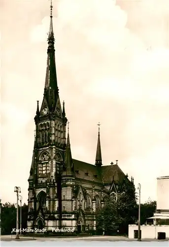 AK / Ansichtskarte  Karl-Marx-Stadt Petrikirche