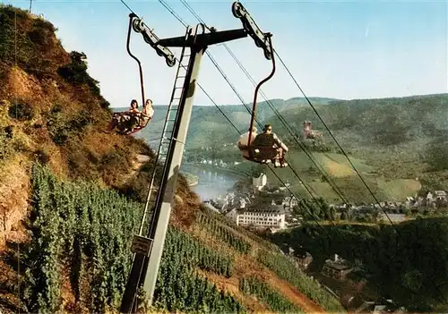 AK / Ansichtskarte  Sessellift_Chairlift_Telesiege Coxhem an der Mosel 