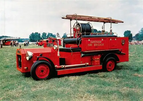 AK / Ansichtskarte 73912066 Feuerwehr_Fire-Brigade_Pompiers_Bomberos Replica 1929 Open Leyland Water Tender