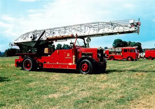 AK / Ansichtskarte  Feuerwehr_Fire-Brigade_Pompiers_Bomberos Leyland Turntable Ladder Bridewell 