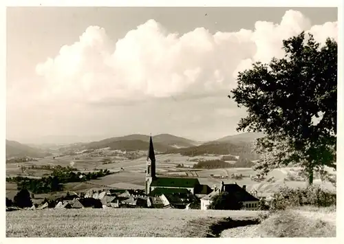 AK / Ansichtskarte  Waldkirchen__Niederbayern Panorama mit Kirche