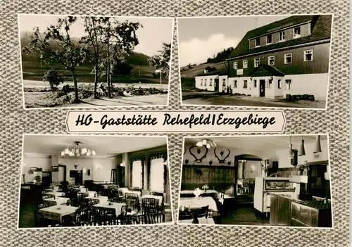 AK / Ansichtskarte  Geising_Erzgebirge HOG Rehefeld Gastraeume